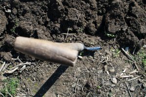 Shovel in dirt