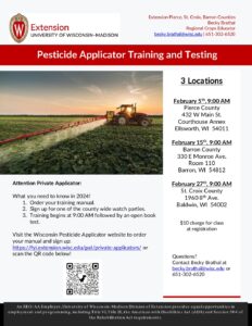 Pesticide Applicator Training and Testing