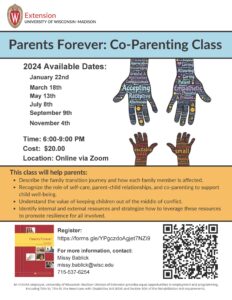 2024 Parents Forever Class Schedule