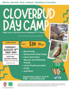 Cloverbud Day Camp