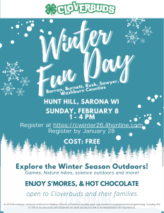 CLOVERBUDS WINTER FUN DAY!