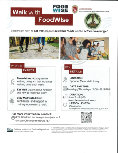 Walk with FoodWIse